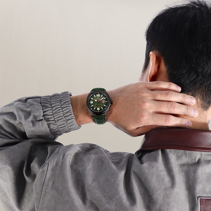 ساعت مچی عقربه‌ای مردانه نیوی فورس مدل NF8078BGNGN 