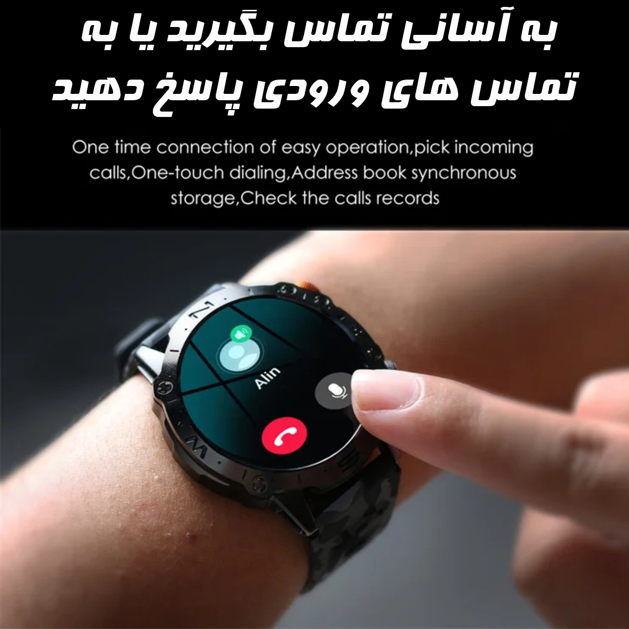 ساعت هوشمند هپی تاچ مدل K59 Amoled