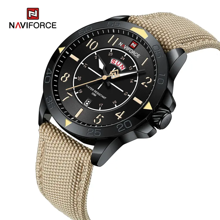 ساعت مچی عقربه‌ای مردانه نیوی فورس مدل NF9204BBY
