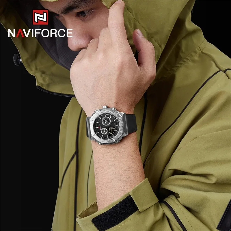 ساعت مچی عقربه‌ای مردانه نیوی فورس مدل NF9216SBB
