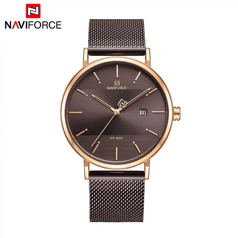 ست ساعت مچی عقربه ای زنانه و مردانه نیوی فورس مدل NF3008G