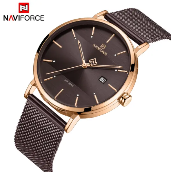 ست ساعت مچی عقربه ای زنانه و مردانه نیوی فورس مدل NF3008G