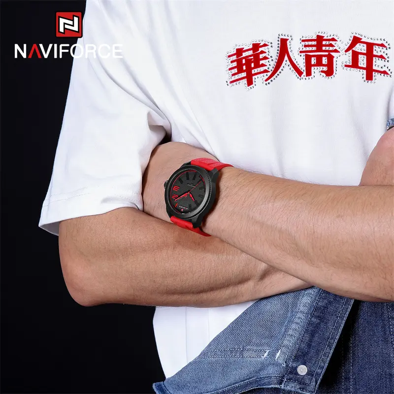 ساعت مچی عقربه‌ای مردانه نیوی فورس مدل NF9202BBR