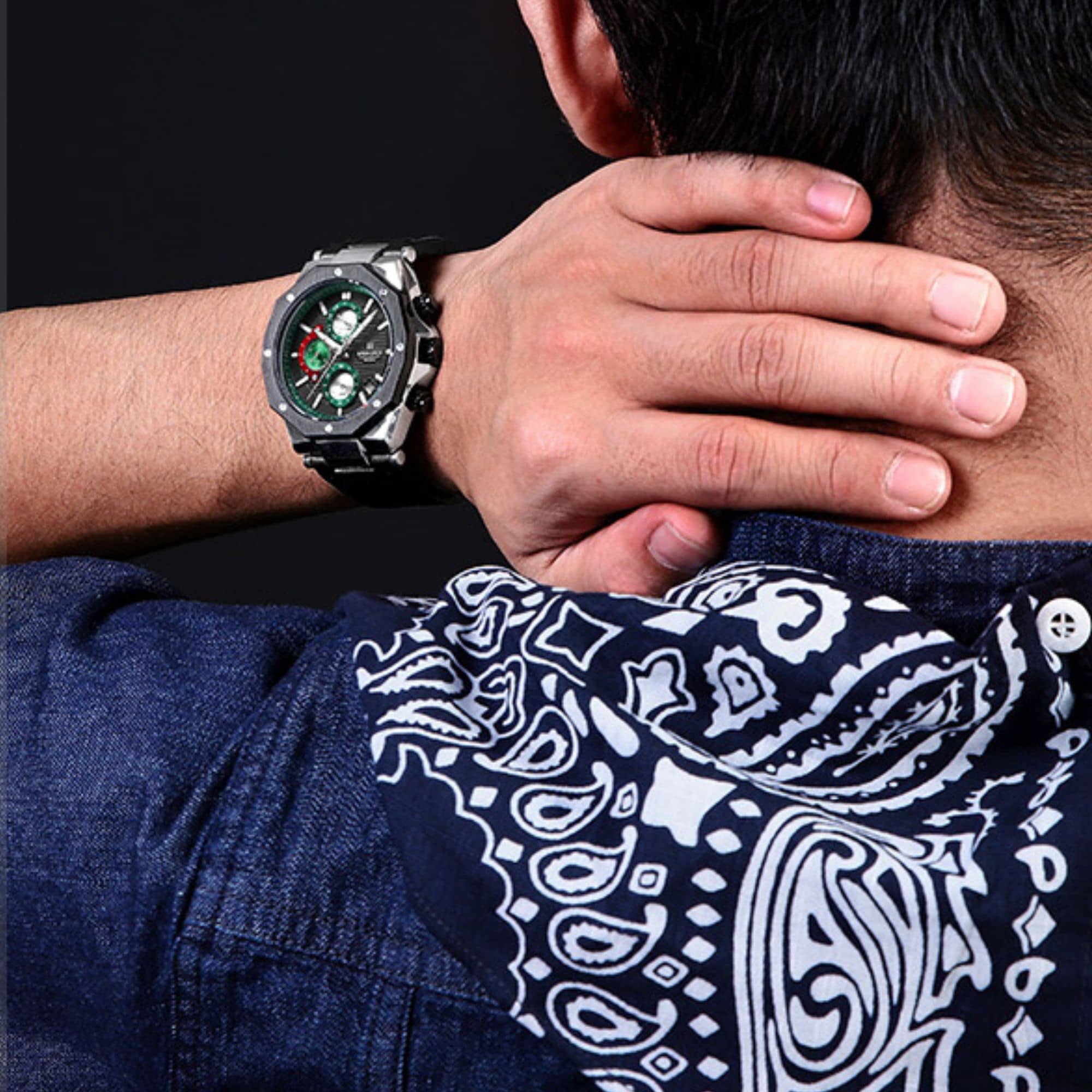 ساعت مچی عقربه‌ای مردانه نیوی فورس مدل NF8028SBB