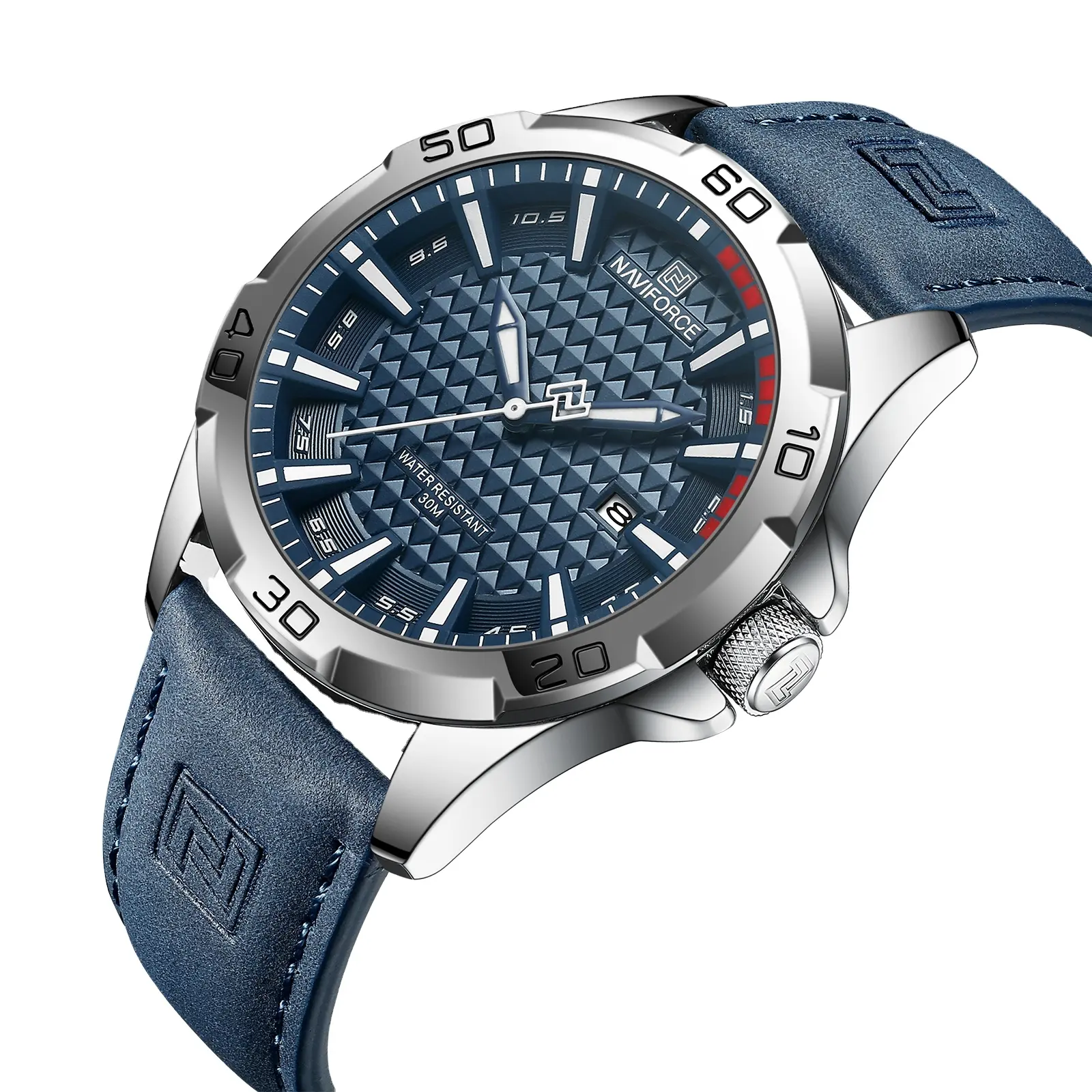 ساعت مچی عقربه‌ای مردانه نیوی فورس مدل NF8023SBEBE
