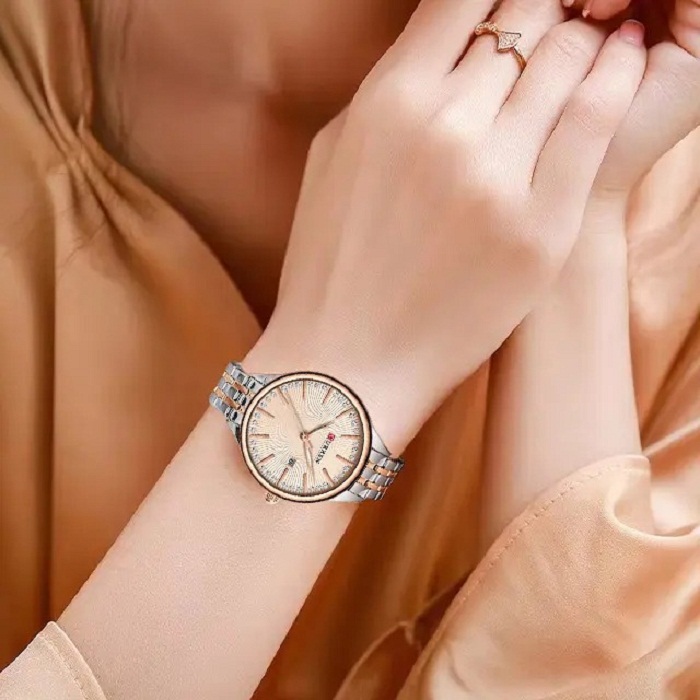 ساعت مچی عقربه‌ای زنانه کورن مدل 9099RGRG