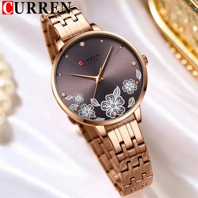 ساعت مچی عقربه‌ای زنانه کورن مدل 9068RGBNRG