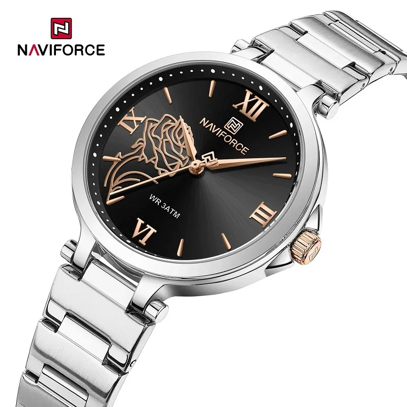 ساعت مچی عقربه ای زنانه نیوی فورس مدل NF5060SB