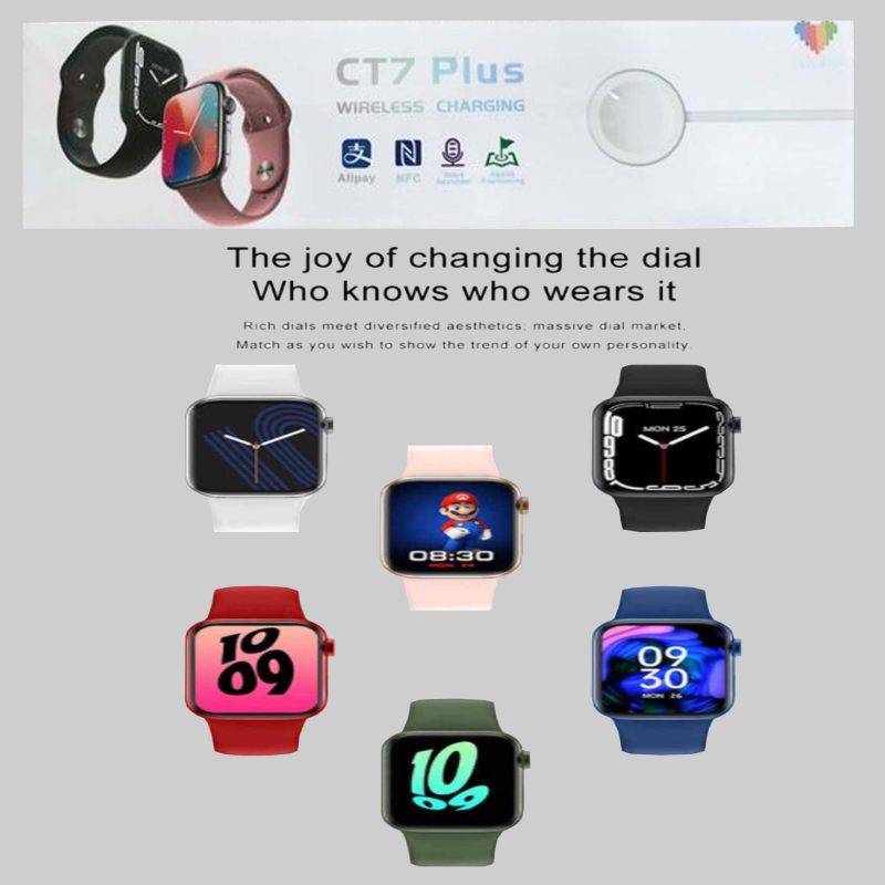 ساعت هوشمند مدل ct7 plus