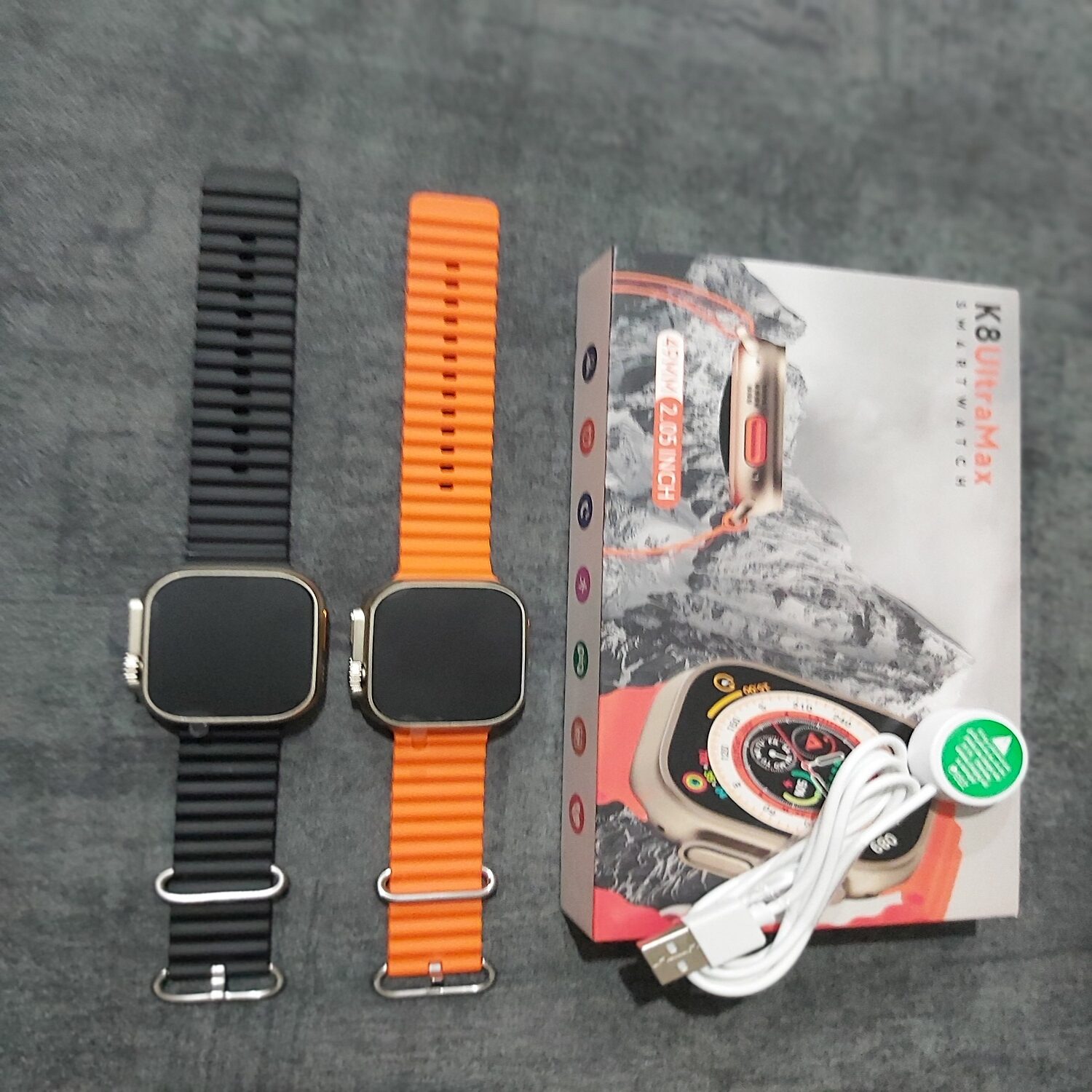 ساعت هوشمند مدل K8 Ultra Max 49mm 2.05 inch